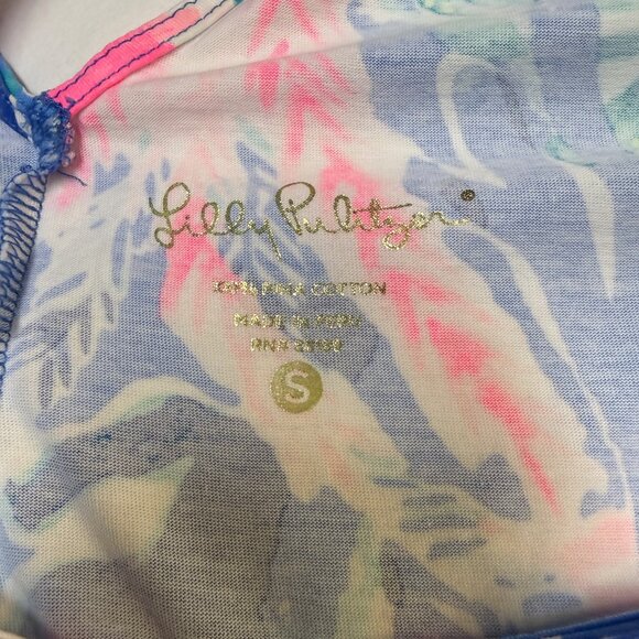 Lilly Pulitzer Kristen Swing Dress S Multi Jet Stream EUC - Picture 6 of 11